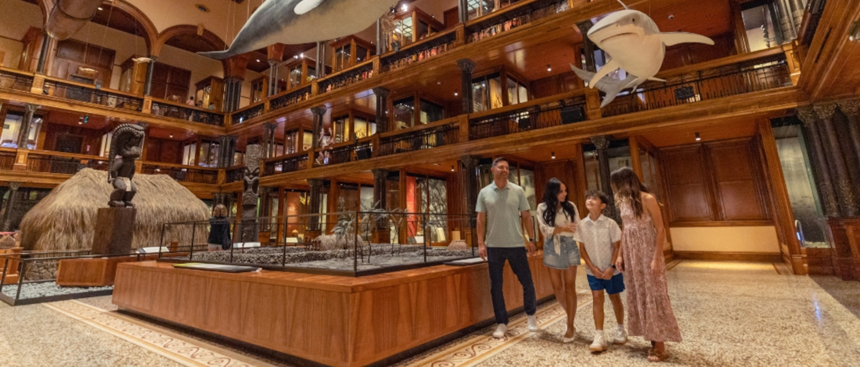 Hawaiian Hall at the Bishop Museum
